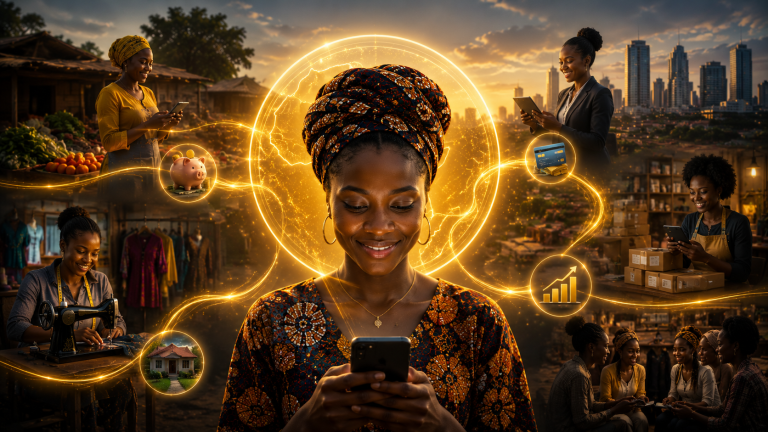 THE PHONE IN HER HAND – How Digital Financial Services Are Quietly Reshaping Economic Power for Women Across Africa